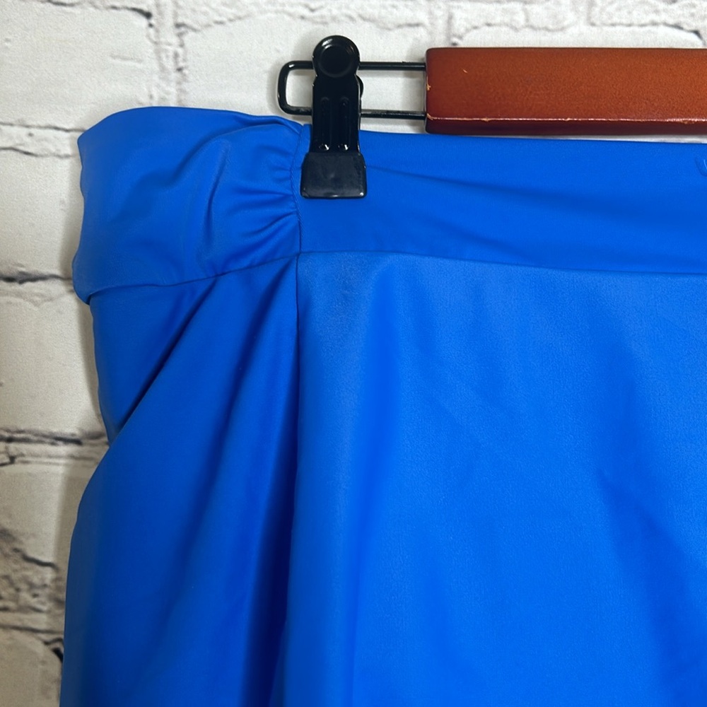 Cabana Life Royal Blue Bikini Swim Skirt Size X-Large - Picture 8 of 16